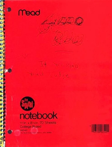 Journals book cover by Kurt Cobain