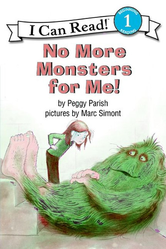 No More Monsters for Me! (I Can Read Level 1) book cover by Peggy Parish