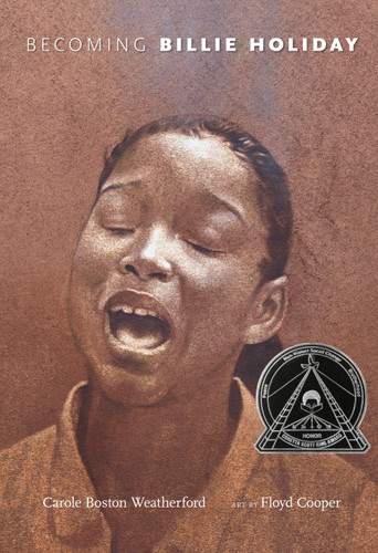 Becoming Billie Holiday book cover by Carole Boston Weatherford