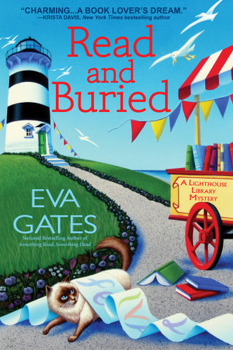 Read and Buried: A Lighthouse Library Mystery (A Lighthouse Library Mystery) book cover by Eva Gates