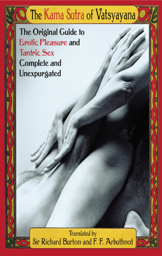 The Kama Sutra of Vatsyayana book cover by Sir Richard Francis Burton