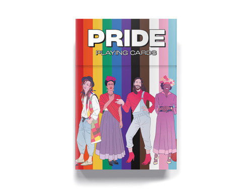 Pride playing cards: Icons of the LGBTQ+ Community book cover by 