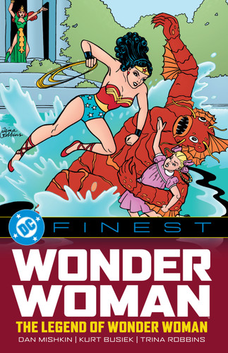 DC Finest: Wonder Woman: The Legend of Wonder Woman (DC Finest) book cover by Dan Mishkin, Kurt Busiek
