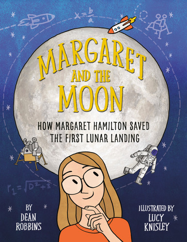 Margaret and the Moon book cover by Dean Robbins