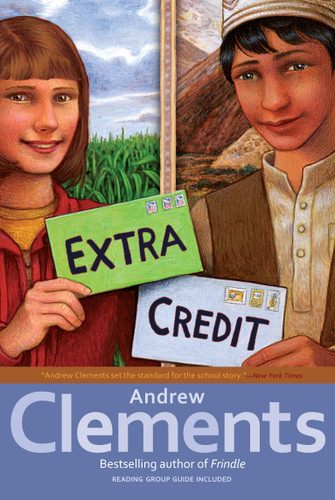 Extra Credit book cover by Andrew Clements