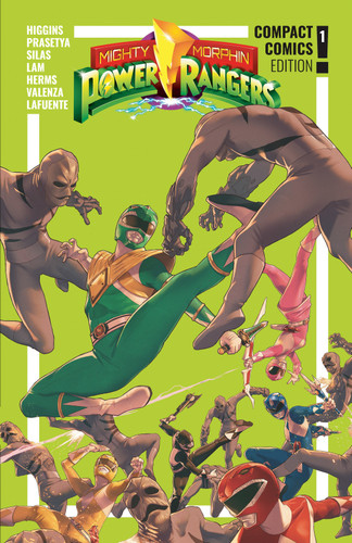 Mighty Morphin Power Rangers Compact Comics Edition Vol. 1 (Mighty Morphin Power Rangers) book cover by Kyle Higgins