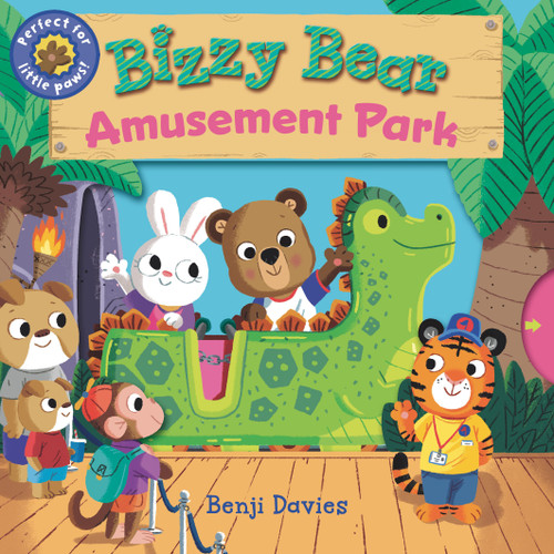 Bizzy Bear: Amusement Park: (Interactive Board Book About Roller Coasters and Rides for Toddlers - With Sturdy Tabs and Slides to Push and Pull) (Bizzy Bear) book cover by 