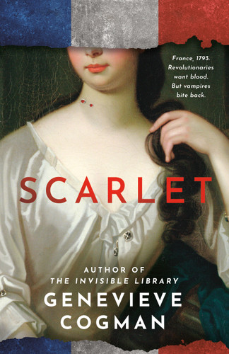 Scarlet book cover by Genevieve Cogman