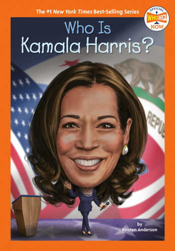 Who Is Kamala Harris? (Who HQ Now) book cover by Kirsten Anderson, Who HQ