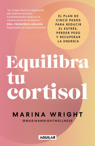 Equilibra tu cortisol / The Cortisol Reset Plan book cover by Marina Wright