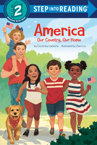 America: Our Country, Our Home (Step into Reading, Step 2) book cover by Courtney Carbone