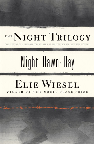 The Night Trilogy: Night, Dawn, Day book cover by Elie Wiesel