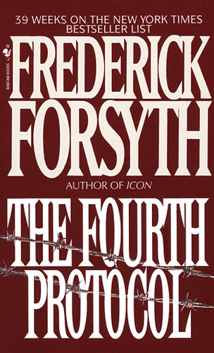The Fourth Protocol book cover by Frederick Forsyth