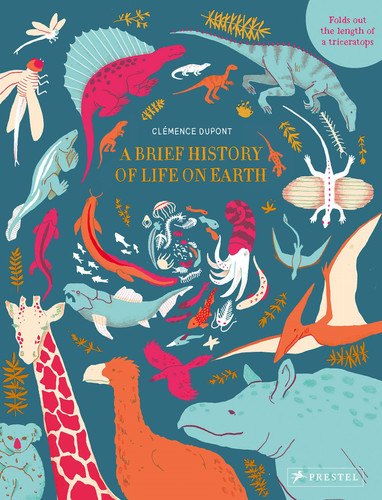 A Brief History of Life on Earth book cover by Clemence Dupont
