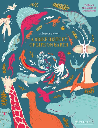 A Brief History of Life on Earth book cover by Clemence Dupont