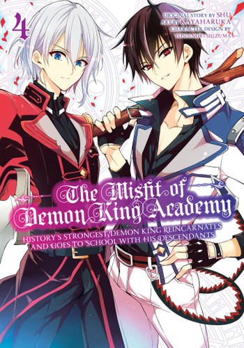 The Misfit of Demon King Academy 04: History's Strongest Demon King Reincarnates and Goes to School with His Descendants book cover by Shu, Kayaharuka