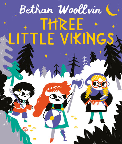 Three Little Vikings book cover by Bethan Woollvin