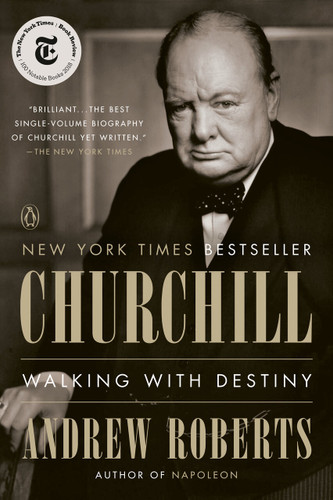 Churchill: Walking with Destiny book cover by Andrew Roberts