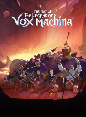 The Art of The Legend of Vox Machina book cover by Meredith Kecskemety