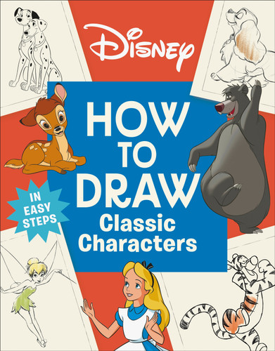 Disney How to Draw Classic Characters book cover by DK