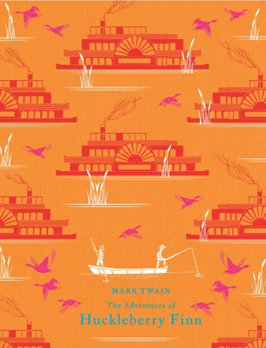 The Adventures of Huckleberry Finn (Puffin Classics) book cover by Mark Twain
