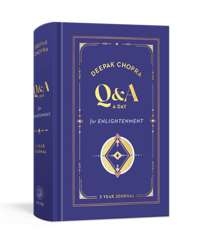 Q&A a Day for Enlightenment: A Journal (Q&A a Day) book cover by Deepak Chopra, MD