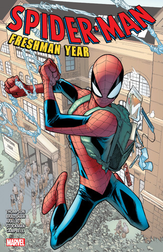 Spider-Man: Freshman Year book cover by Robbie Thompson