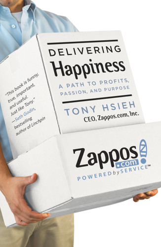Delivering Happiness: A Path to Profits, Passion, and Purpose book cover by Tony Hsieh