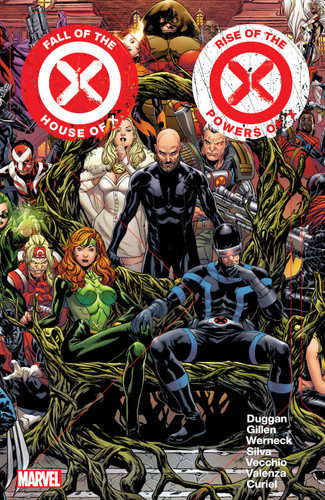 Fall Of The House Of X/Rise Of The Powers Of X book cover by Gerry Duggan, Marvel Various