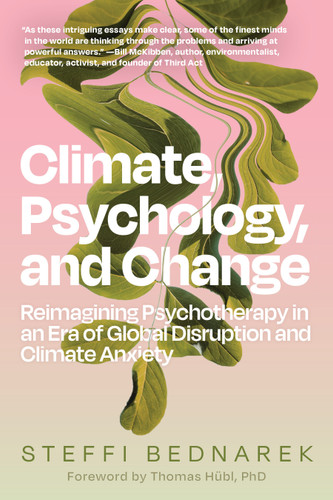 Climate, Psychology, and Change: Reimagining Psychotherapy in an Era of Global Disruption and Climate Anxiety book cover by Steffi Bednarek