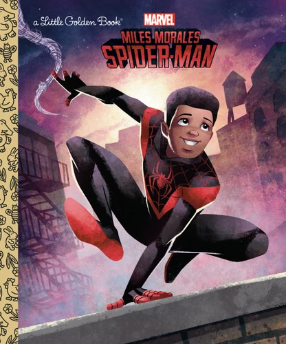 Miles Morales (Marvel Spider-Man) (Little Golden Book) book cover by Frank Berrios