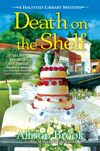 Death on the Shelf: A Haunted Library Mystery (A Haunted Library Mystery) book cover by Allison Brook