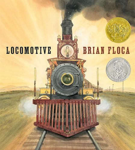 Locomotive book cover by Brian Floca