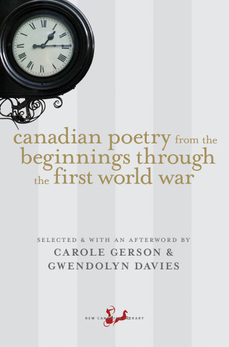 Canadian Poetry from the Beginnings Through the First World War (New Canadian Library) book cover by 