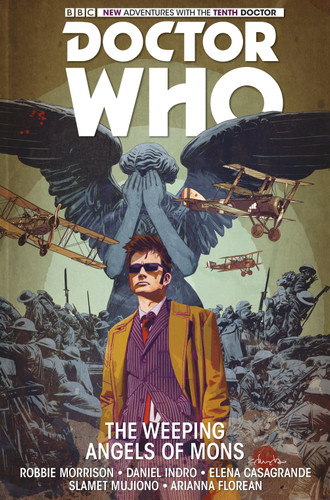 Doctor Who: The Tenth Doctor Vol. 2: The Weeping Angels of Mons (Doctor Who: The Tenth Doctor) book cover by Robbie Morrison