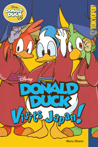 Disney Manga: Donald Duck Visits Japan! book cover by Meru Okano