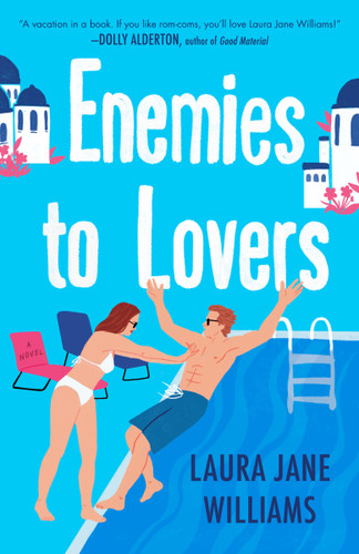Enemies to Lovers book cover by Laura Jane Williams