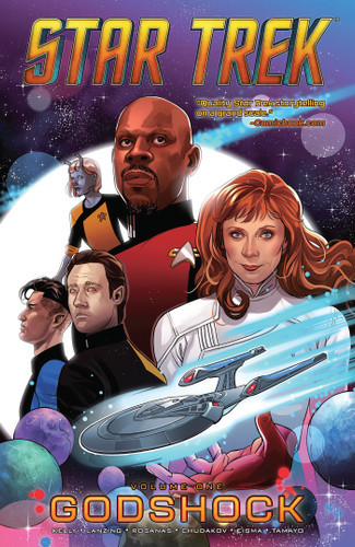 Star Trek, Vol. 1: Godshock book cover by Collin Kelly, Jackson Lanzing