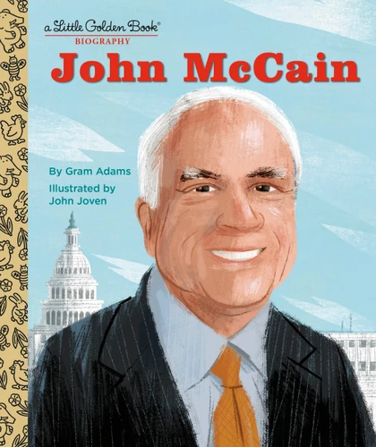 John McCain: A Little Golden Book Biography (Little Golden Book Biographies) book cover by Gram Adams