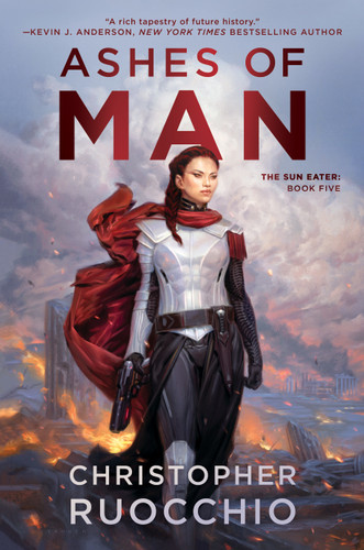Ashes of Man: The Sun Eater: Book Five (Sun Eater) book cover by Christopher Ruocchio