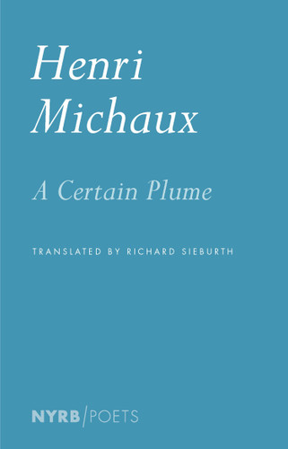 A Certain Plume (NYRB Poets) book cover by Henri Michaux