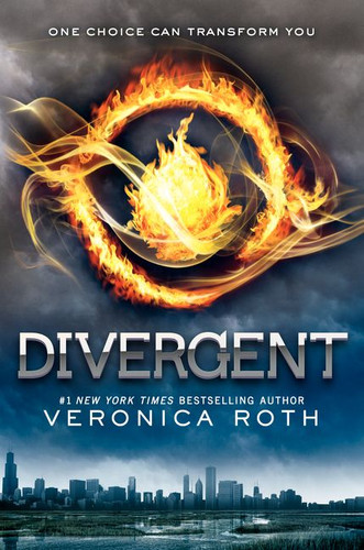 Divergent (Divergent Series #1) book cover by Veronica Roth