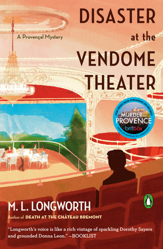 Disaster at the Vendome Theater (A Provençal Mystery) book cover by M. L. Longworth