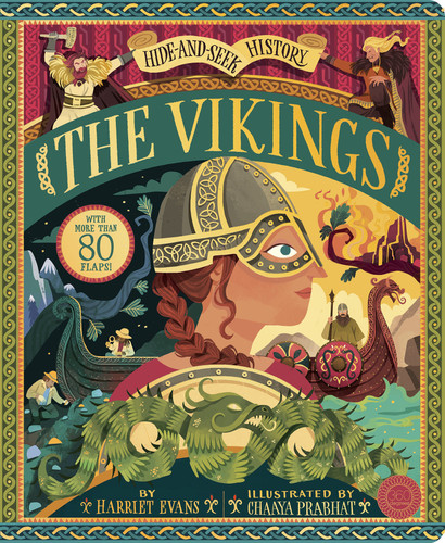 Hide and Seek History: The Vikings: With More Than 80 Flaps! book cover by Harriet Evans