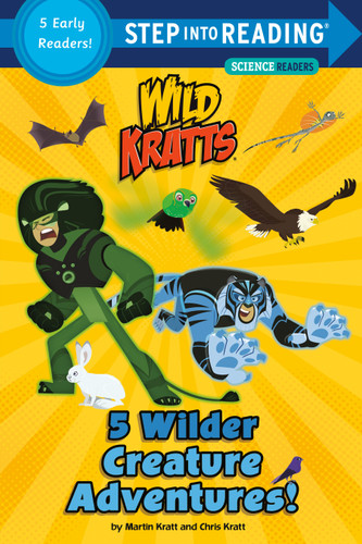 5 Wilder Creature Adventures (Wild Kratts) (Step into Reading Collection) book cover by Chris Kratt, Martin Kratt