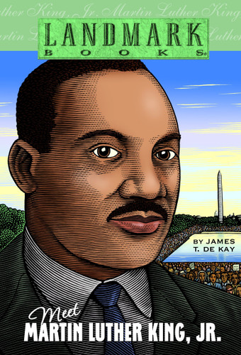 Meet Martin Luther King, Jr. (Landmark Books) book cover by James T. de Kay