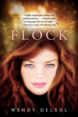 Flock book cover by Wendy Delsol