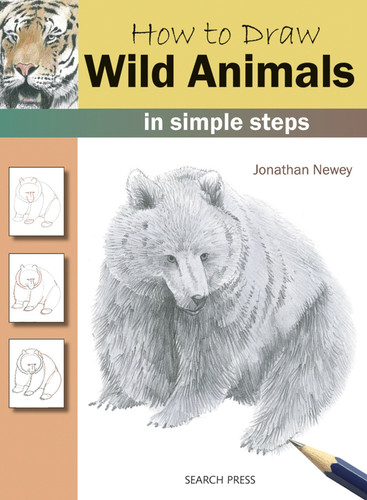 How to Draw Wild Animals in Simple Steps (How to Draw) book cover by Jonathan Newey