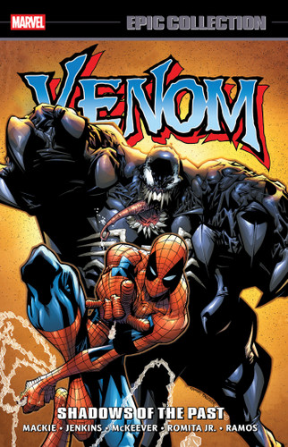 Venom Epic Collection: Shadows Of The Past book cover by Howard Mackie, Erik Larsen