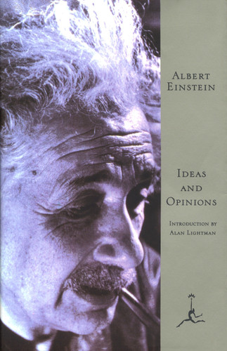 Ideas and Opinions book cover by Albert Einstein